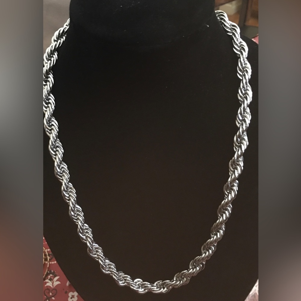 NWT Bain Miller Brass Necklace Rope Chain